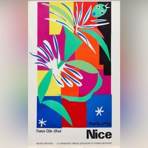 Henri Matisse La Danseuse Creole, Nice, France Framed Poster